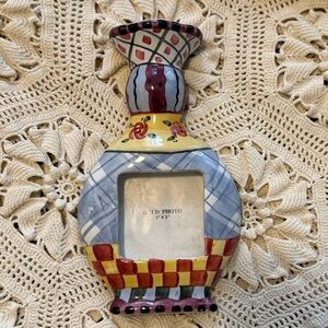 Vintage Vase Photo Frame